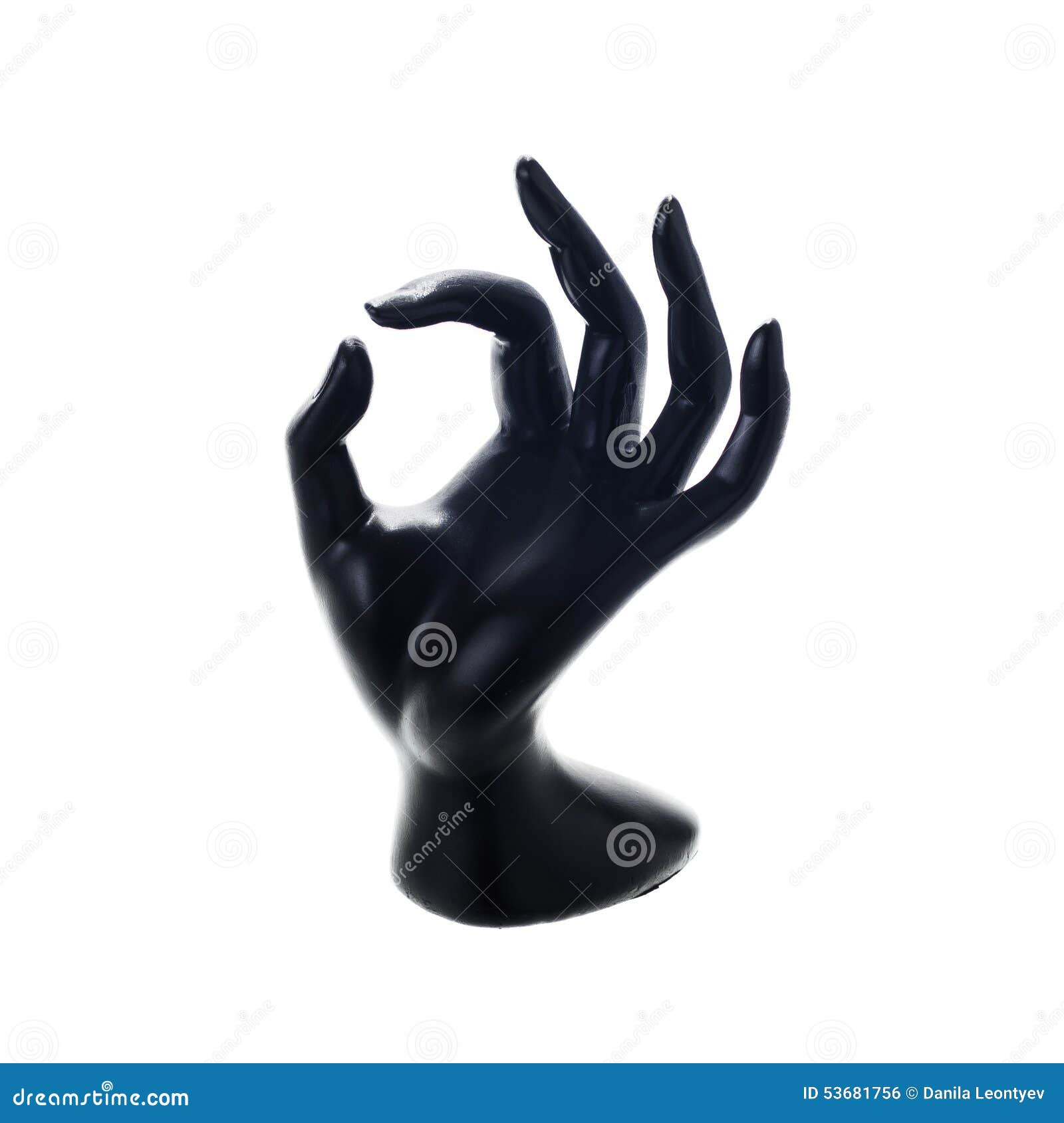 Jewelry display hand stock photo. Image of accessories 53681756