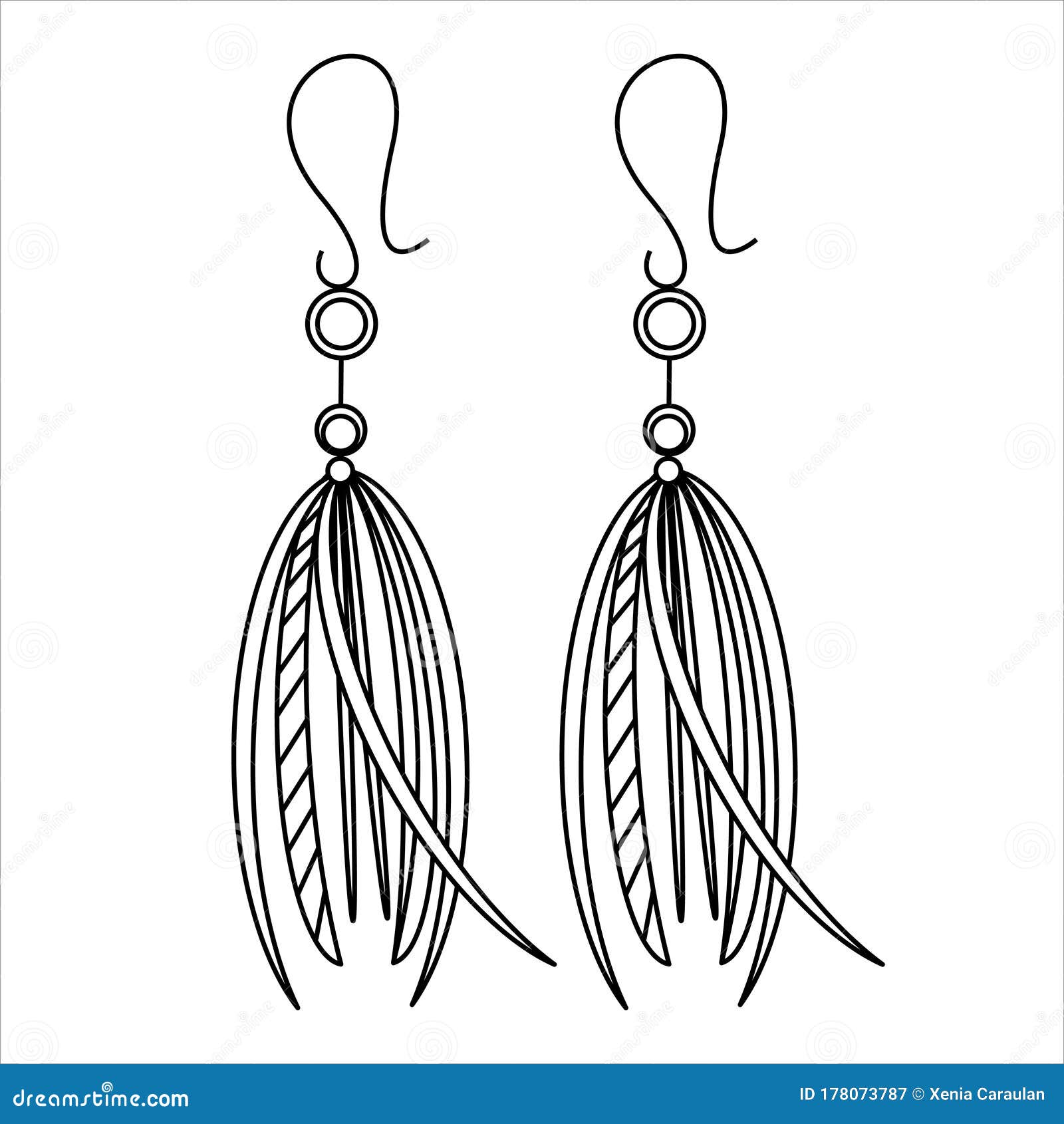 92.5 Sterling Silver Earrings Simple Black Stone Dangle Earrings