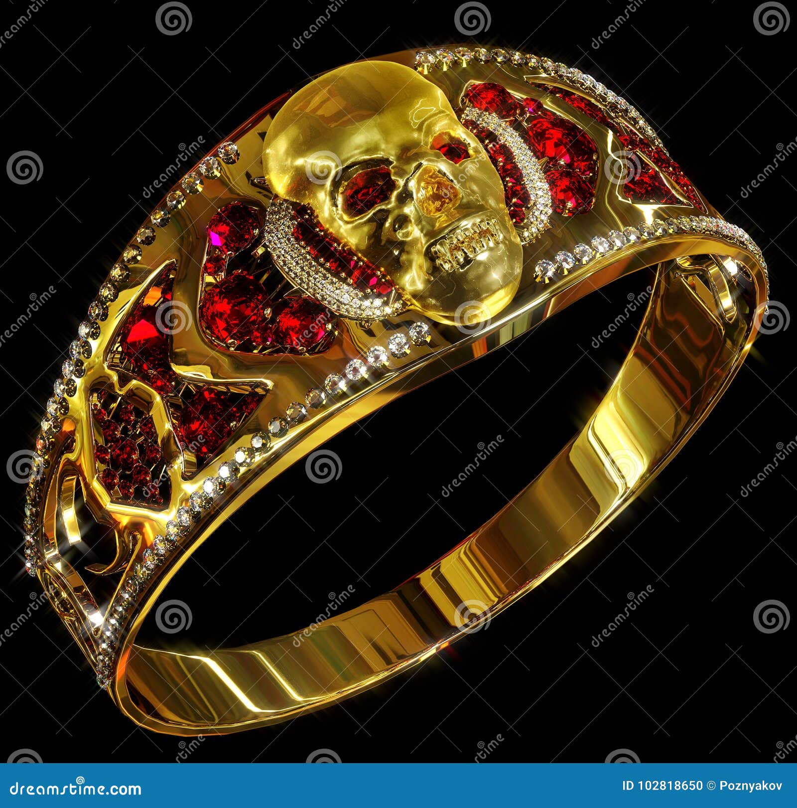 Details about   Retro Look Pirate Red Rhinestone Men's Vikings Gold Plated The Ring of Honor M64 