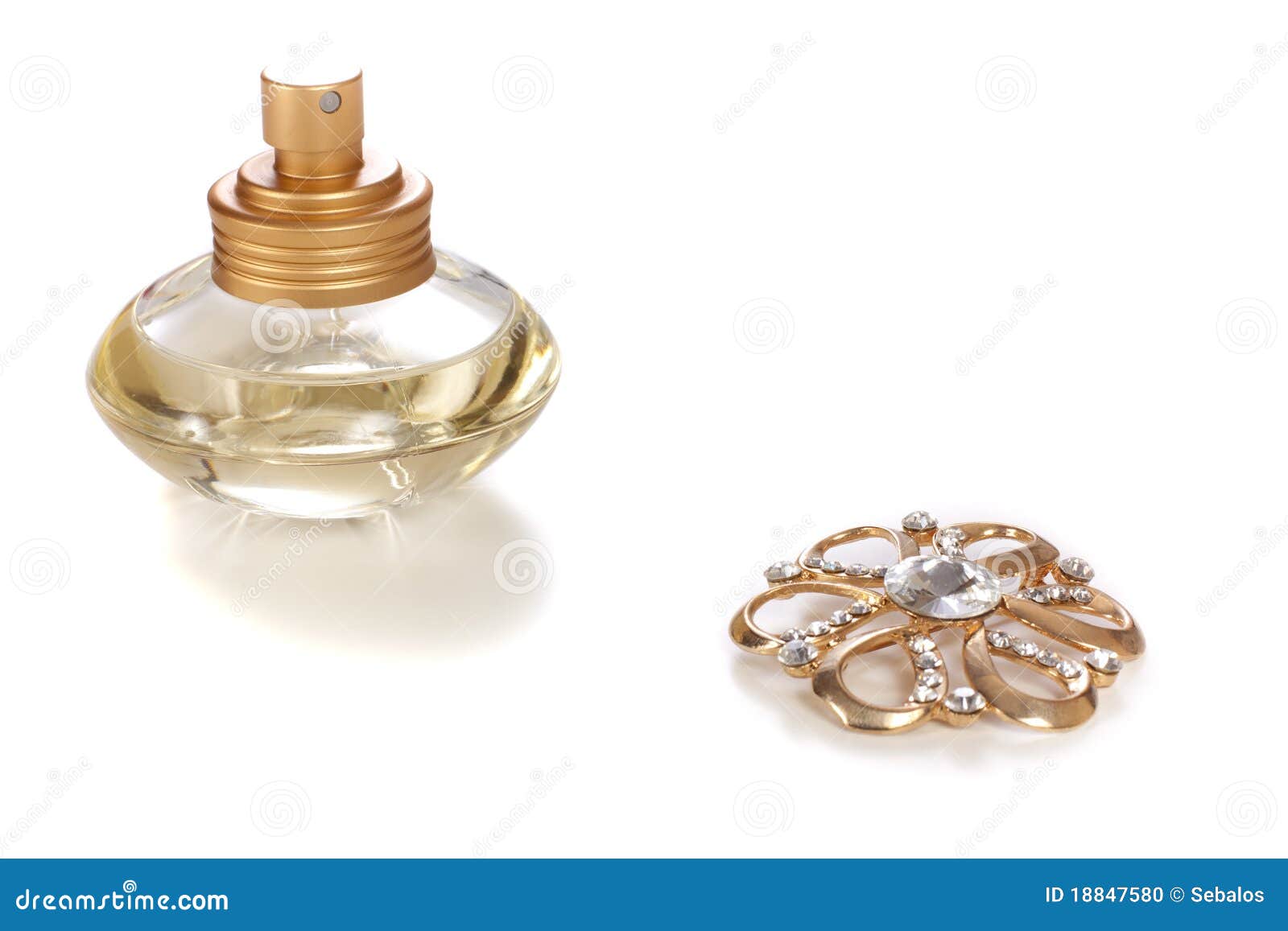 Jewelry and perfume stock photo. Image of folds, fine 18847580