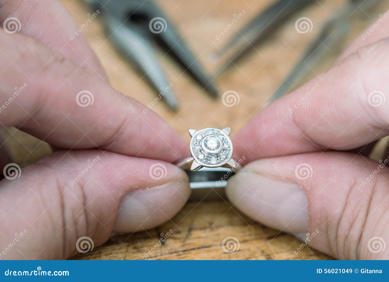 Jewelry Repair stock image. Image of diamond, earring 56021049