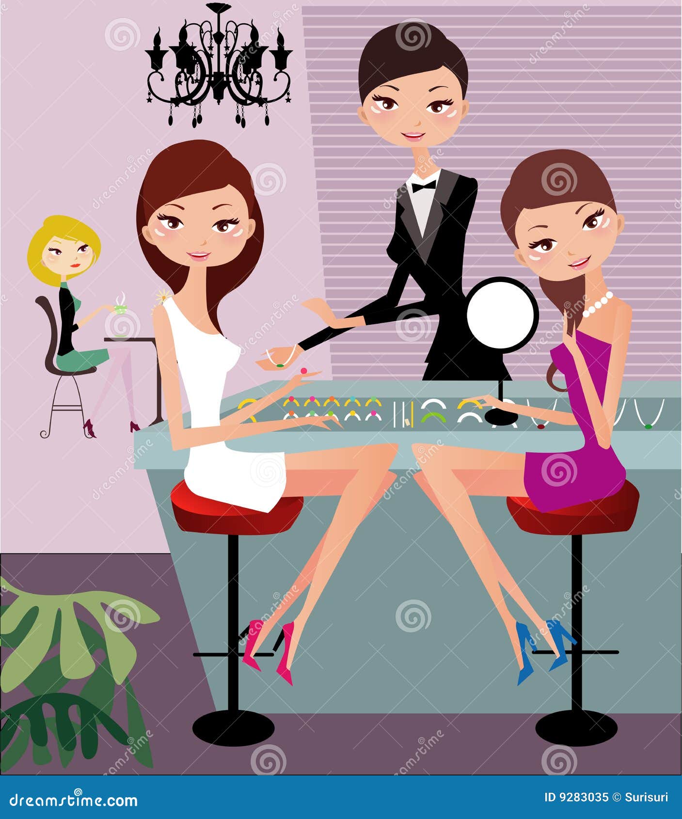 jewelry shopping clipart - photo #12