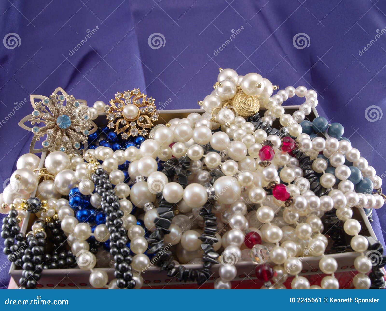 Jewelry treasure stock image. Image of collection, luxury 2245661