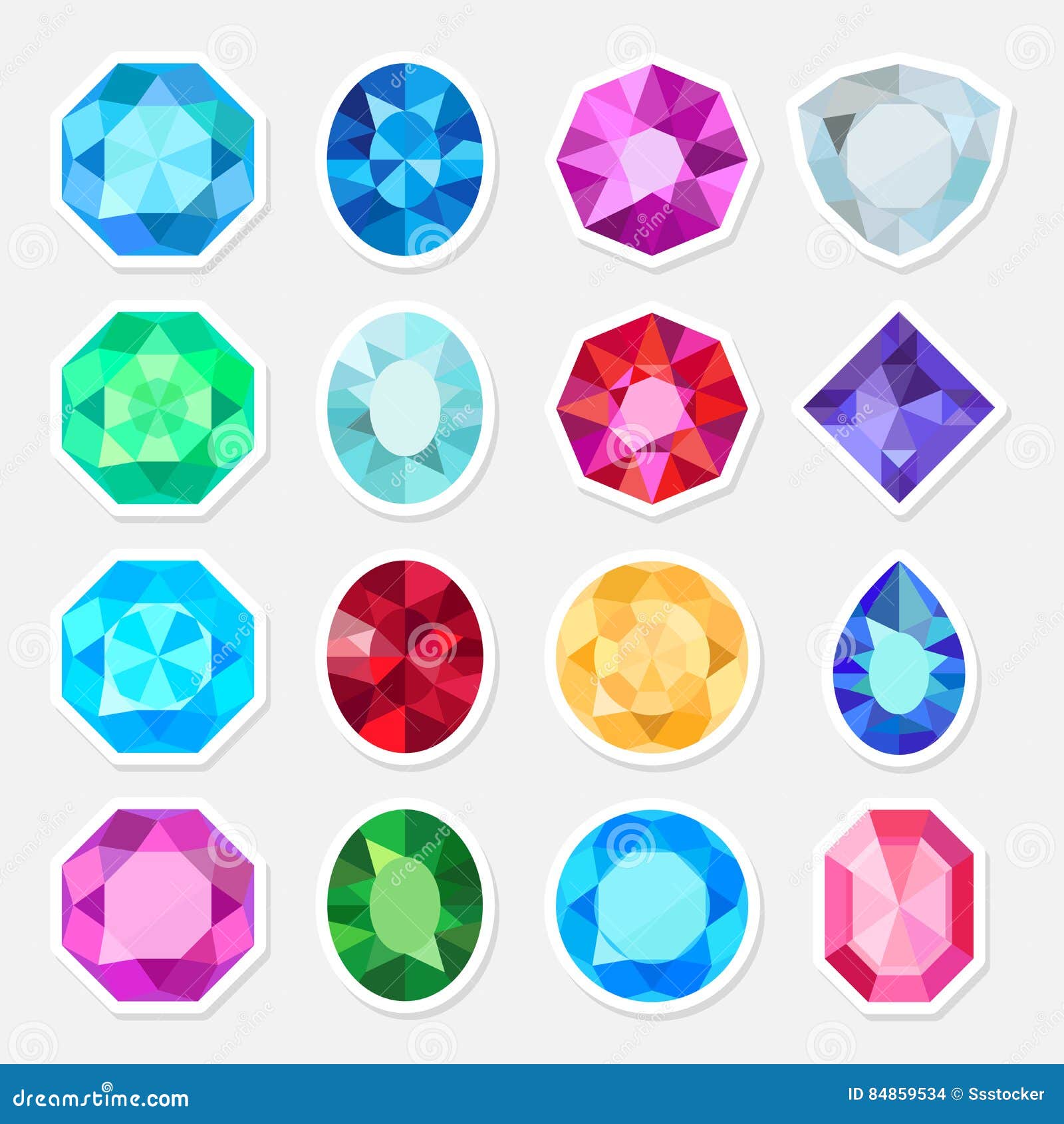 Gem Stickers Stock Illustrations – 364 Gem Stickers Stock Illustrations,  Vectors & Clipart - Dreamstime