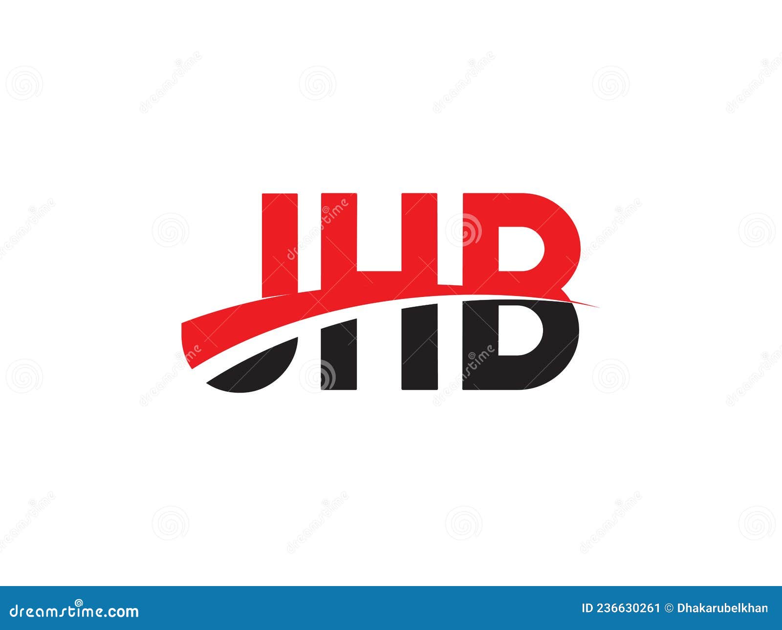jhb letter initial logo   