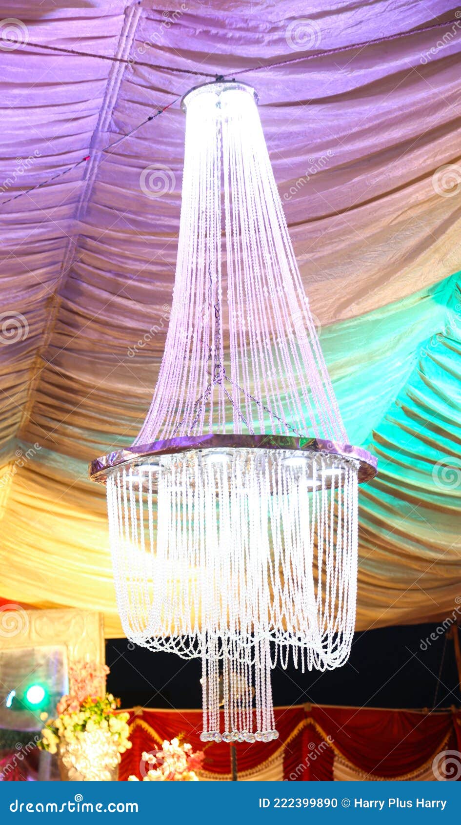 Jhumar Light for Decoration Stock Photo Image of green, textile