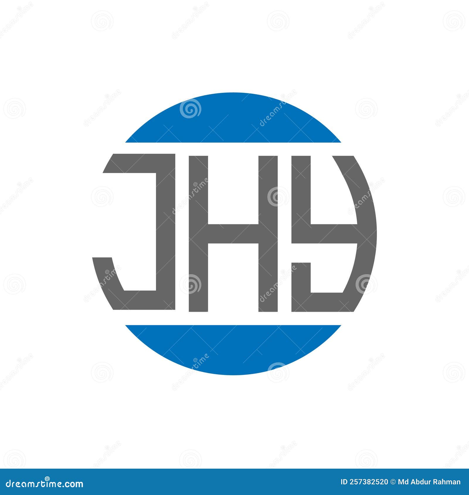 jhy letter logo  on white background. jhy creative initials circle logo concept. jhy letter 