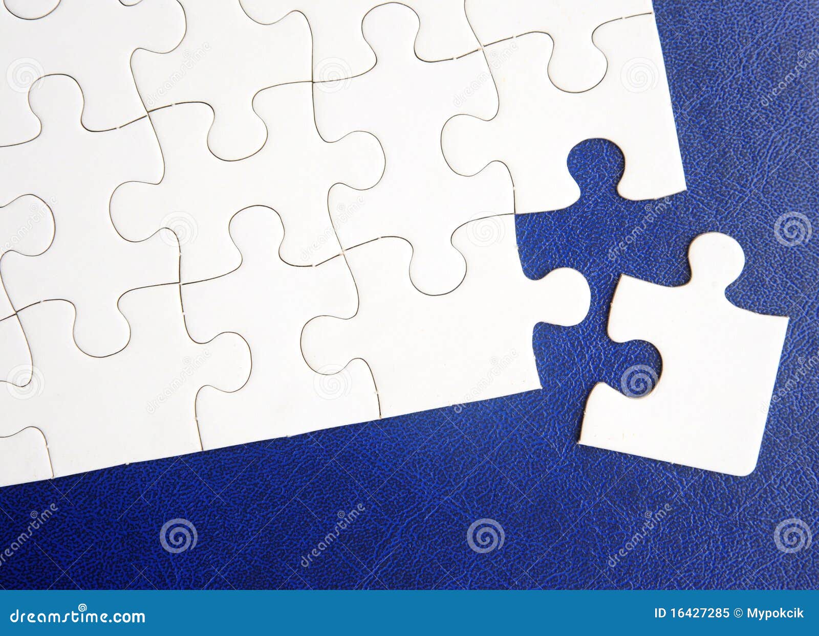 Jigsaw puzzle stock image. Image of forms, advertise 16427285
