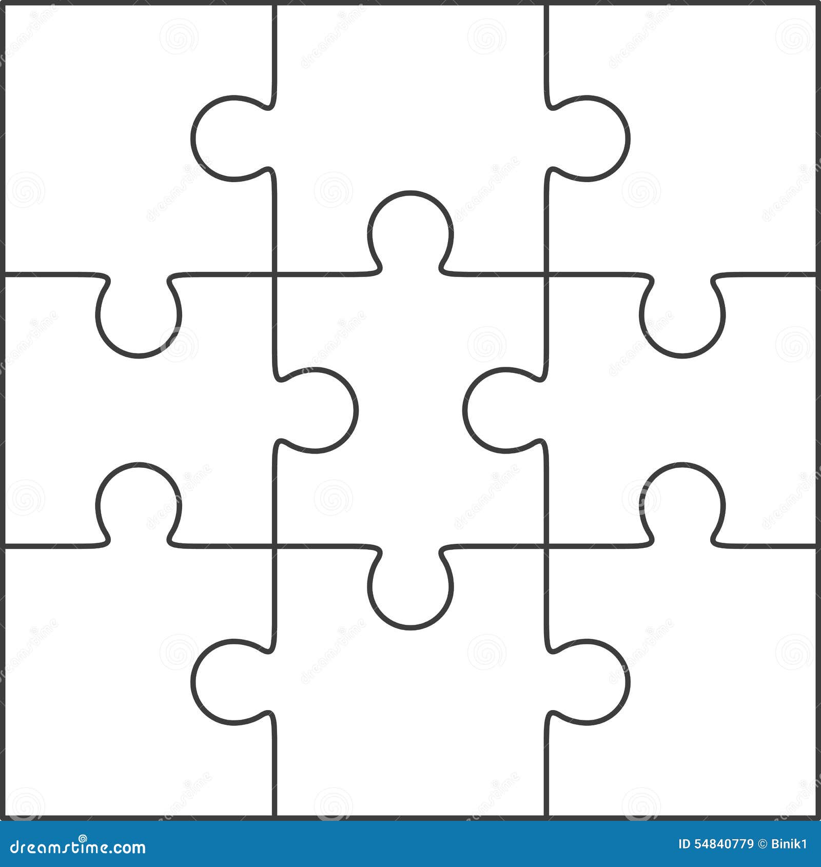 Puzzle Template Stock Illustrations – 81,244 Puzzle Template Stock  Illustrations, Vectors & Clipart - Dreamstime