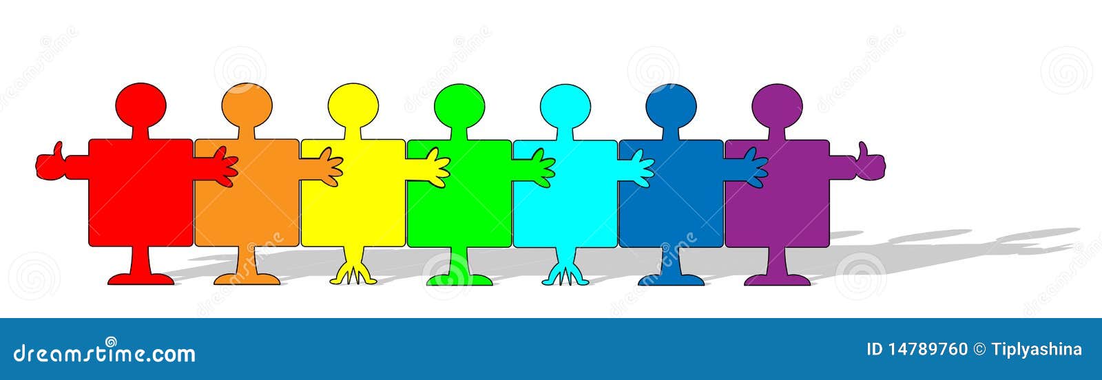 Jigsaw puzzle of people stock vector. Illustration of graphic 14789760