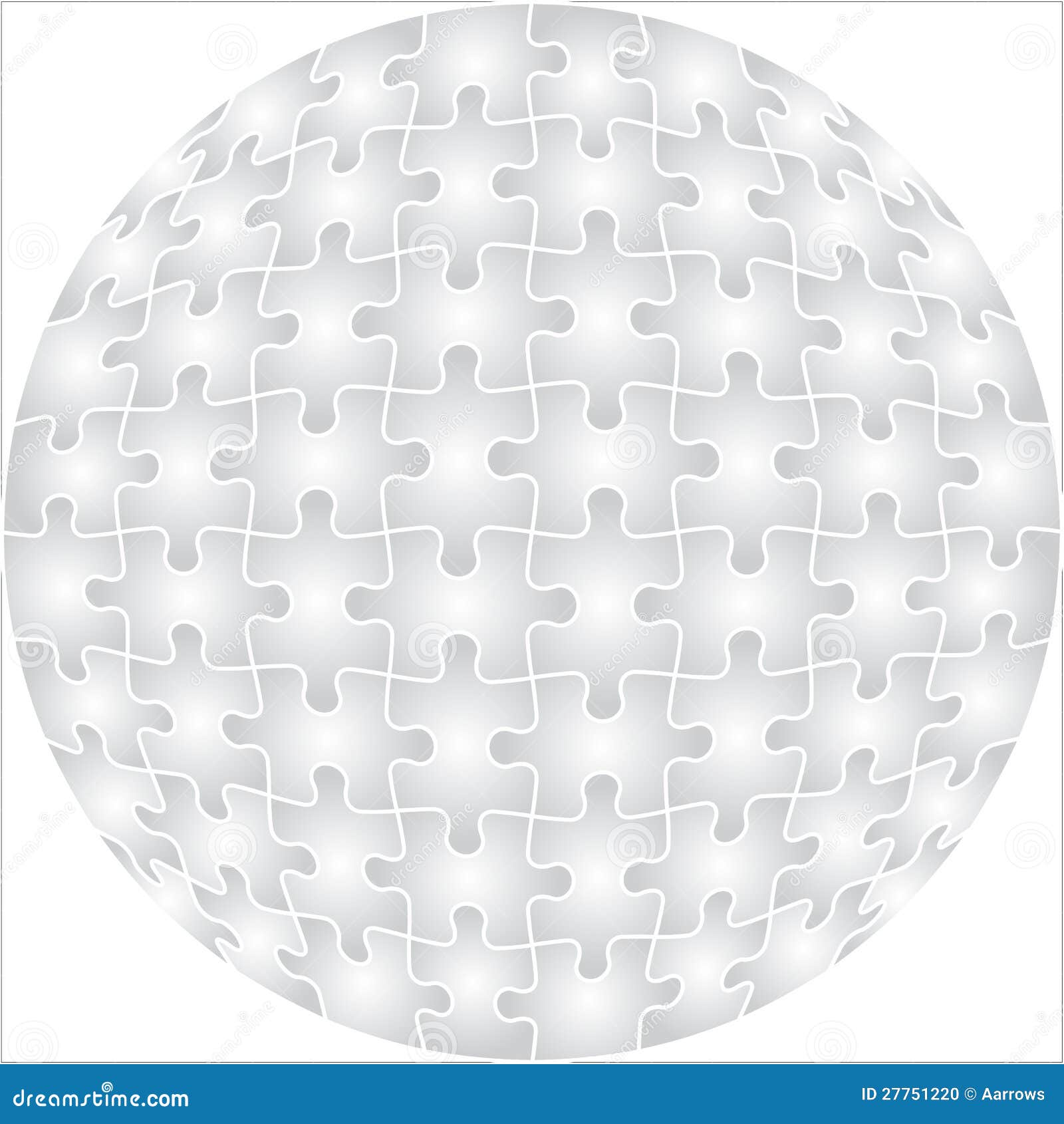 Jigsaw Puzzle Sphere stock vector. Illustration of idea 27751220
