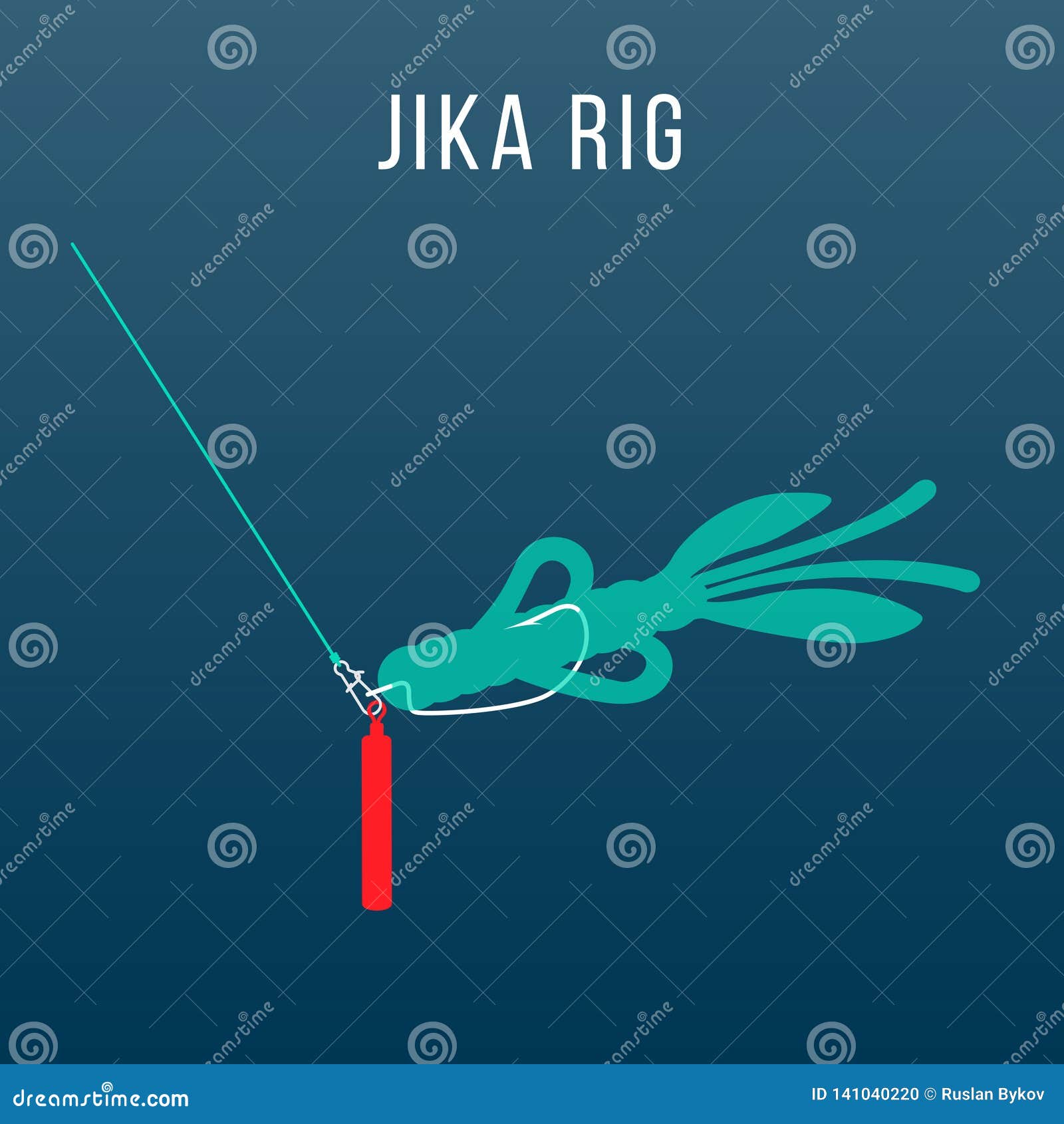 Rig Fishing Tackle Setup Scheme Stock Illustrations – 58 Rig