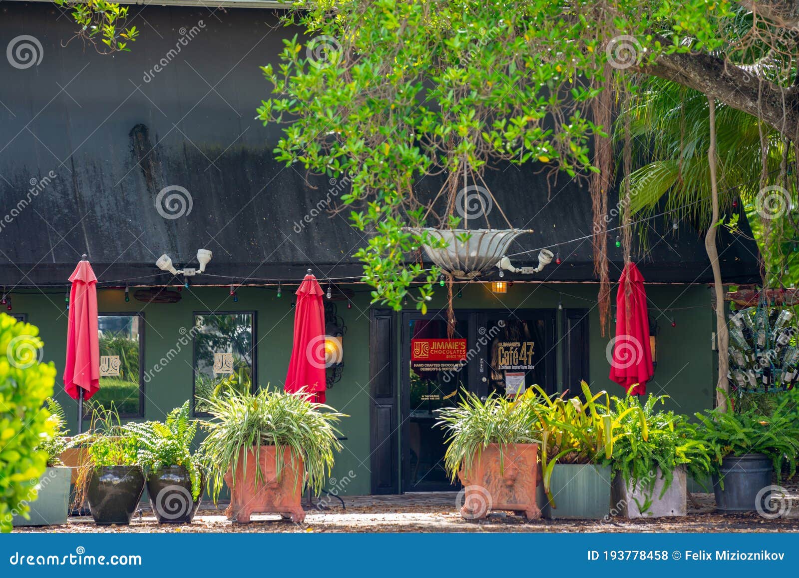 Jimmies Chocolates and Cafe 47 Dania Beach FL since 1947 Editorial