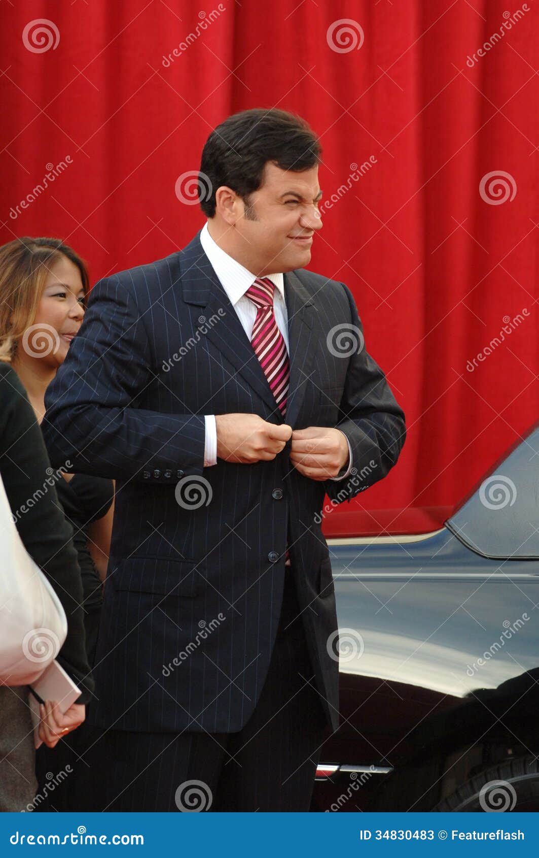 Jimmy Kimmel, Pamela Anderson Photo stock éditorial Image du hôte