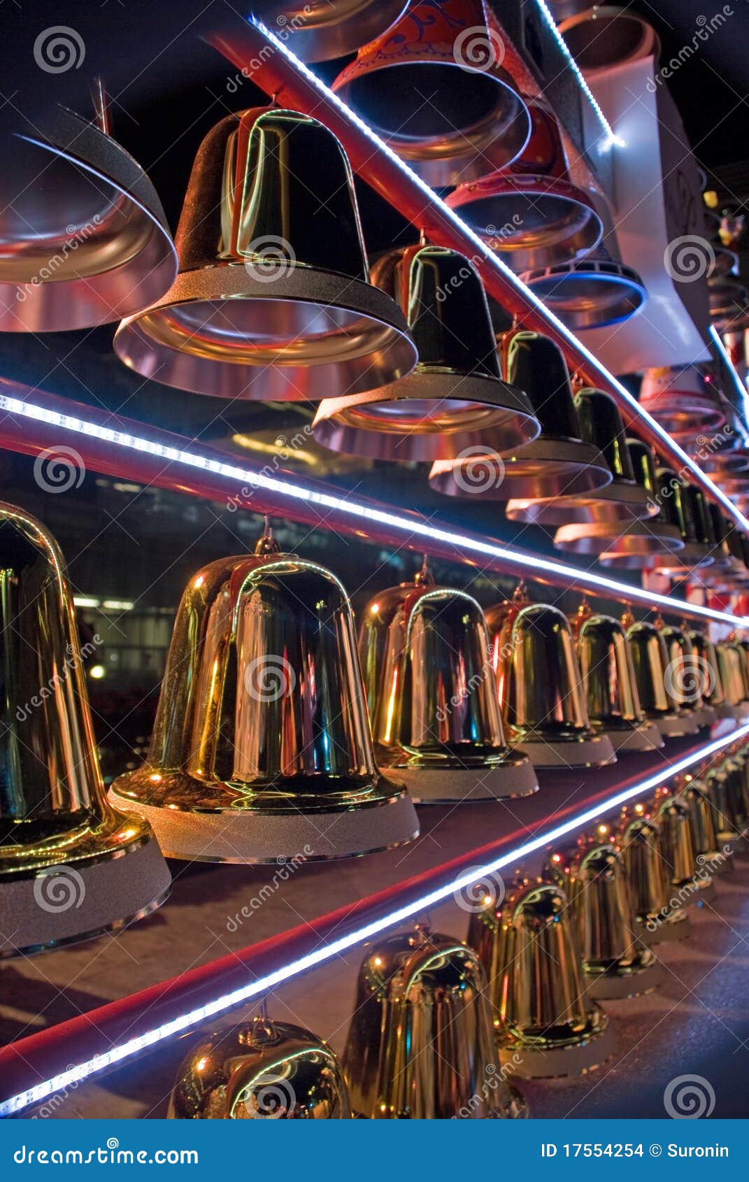 Jingle bell stock photo. Image of jingle, bell, gold 17554254