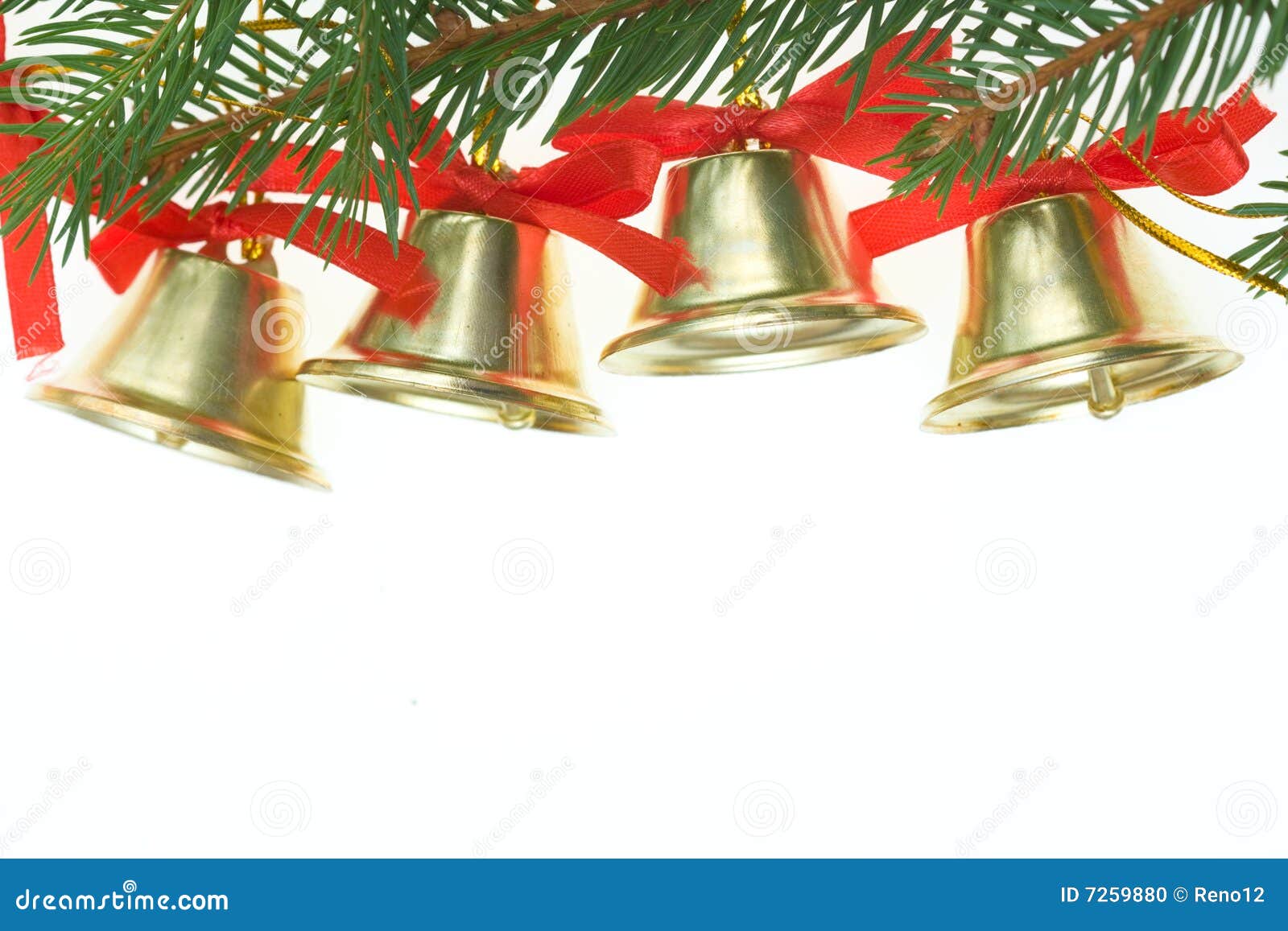 Jingle bells stock photo. Image of ornament, conifer, coniferous - 7259880