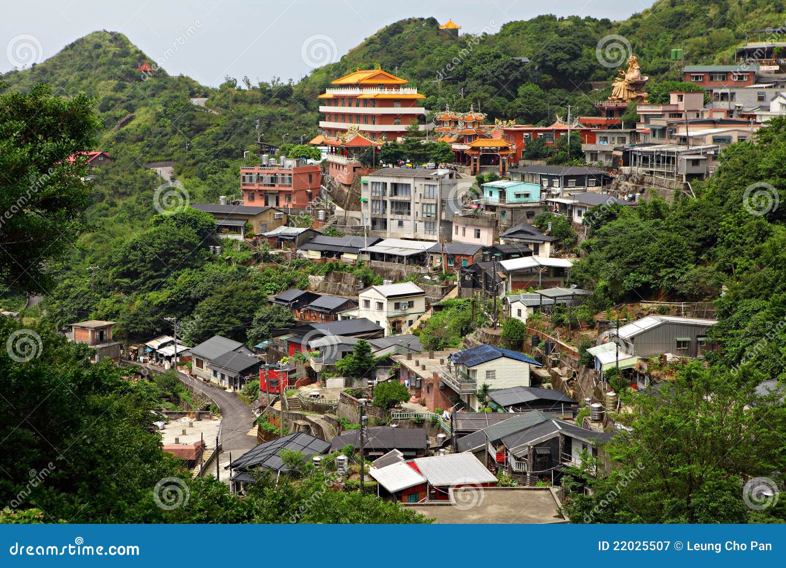 Jinguashi Village , in Taiwan Stock Image Image of lung, village