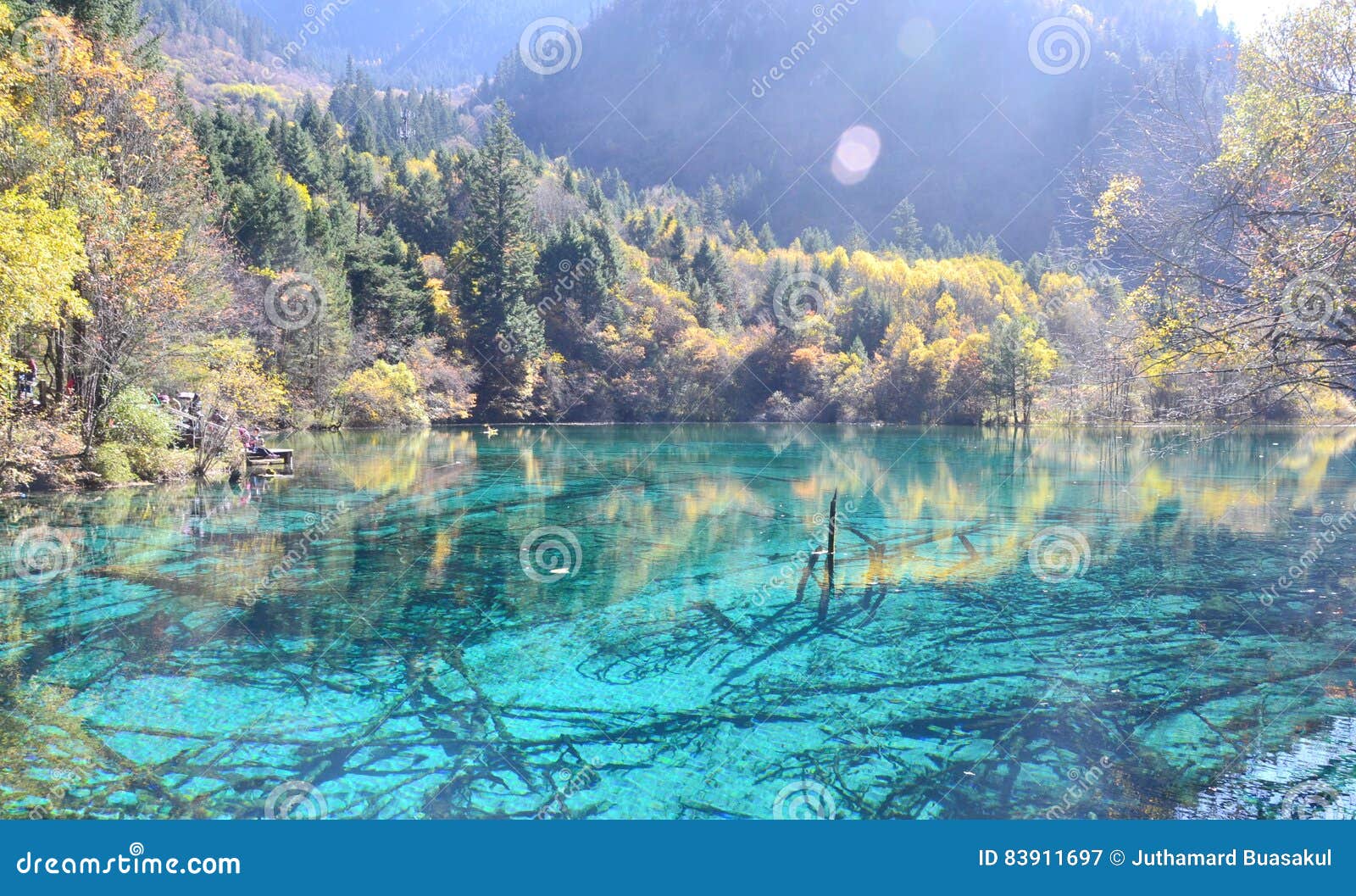 Jiuzhaigou Stock Image Image Of Lake Biosphere Clarity 83911697
