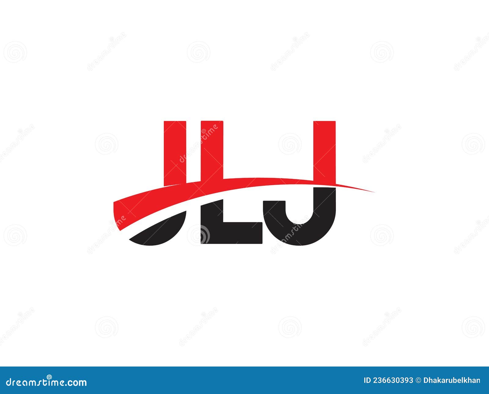 JLJ Letter Initial Logo Design Vector Illustration Stock Vector ...