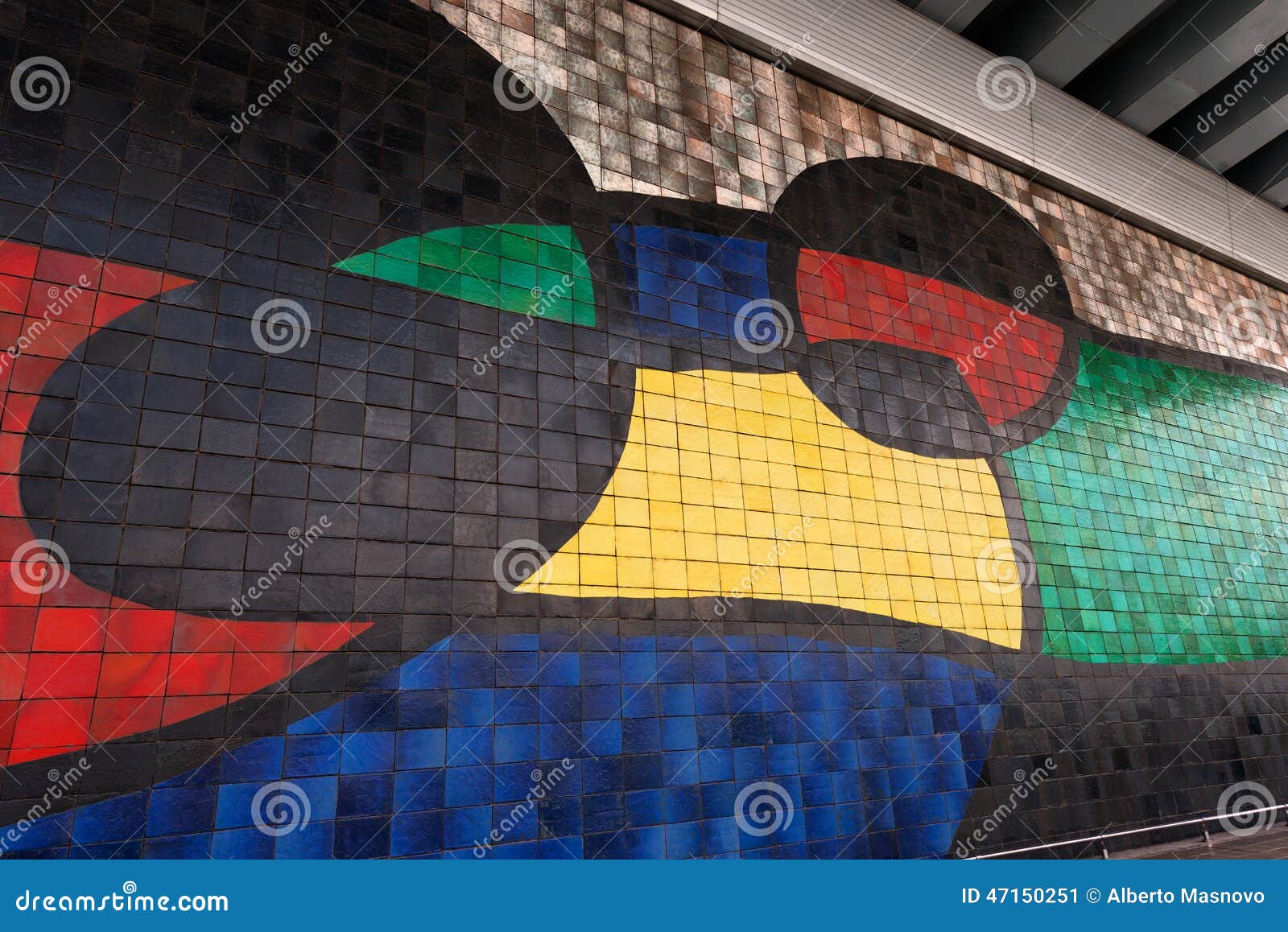 joan miro - large ceramic mural - barcelona