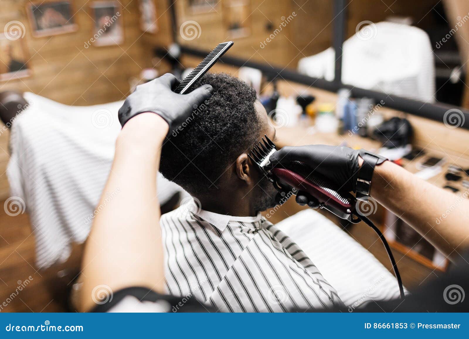 Job of barber stock image. Image of client, work, stylist 86661853