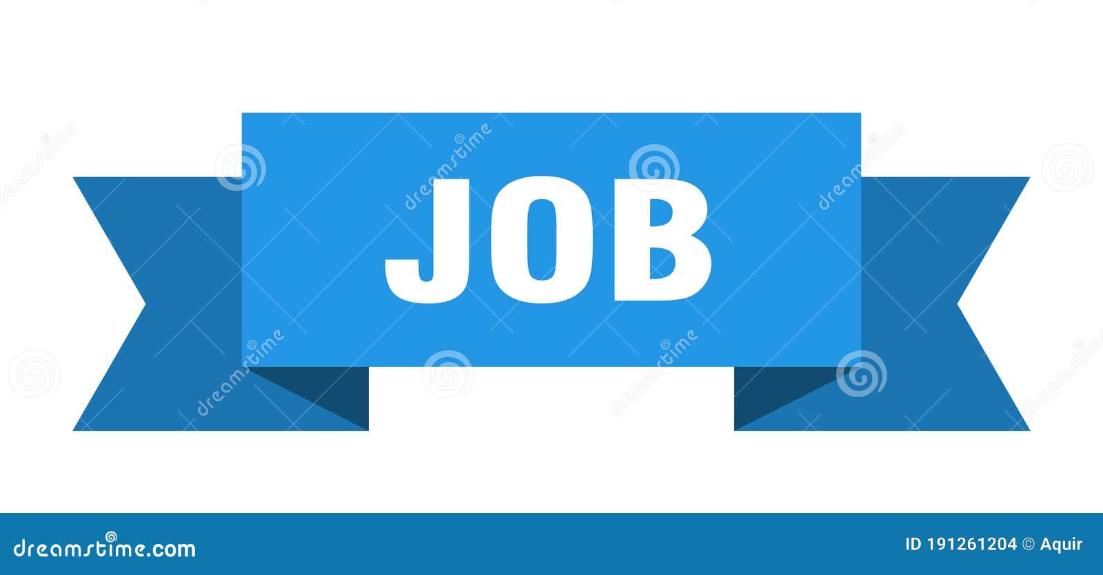 Job ribbon. stock vector. Illustration of price 191261204