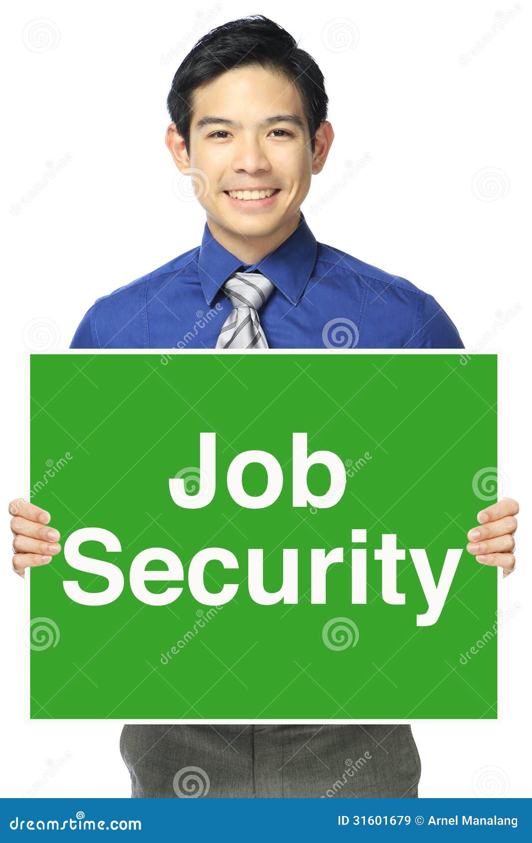 Job Security image stock. Image du sourire, heureux, blanc 31601679