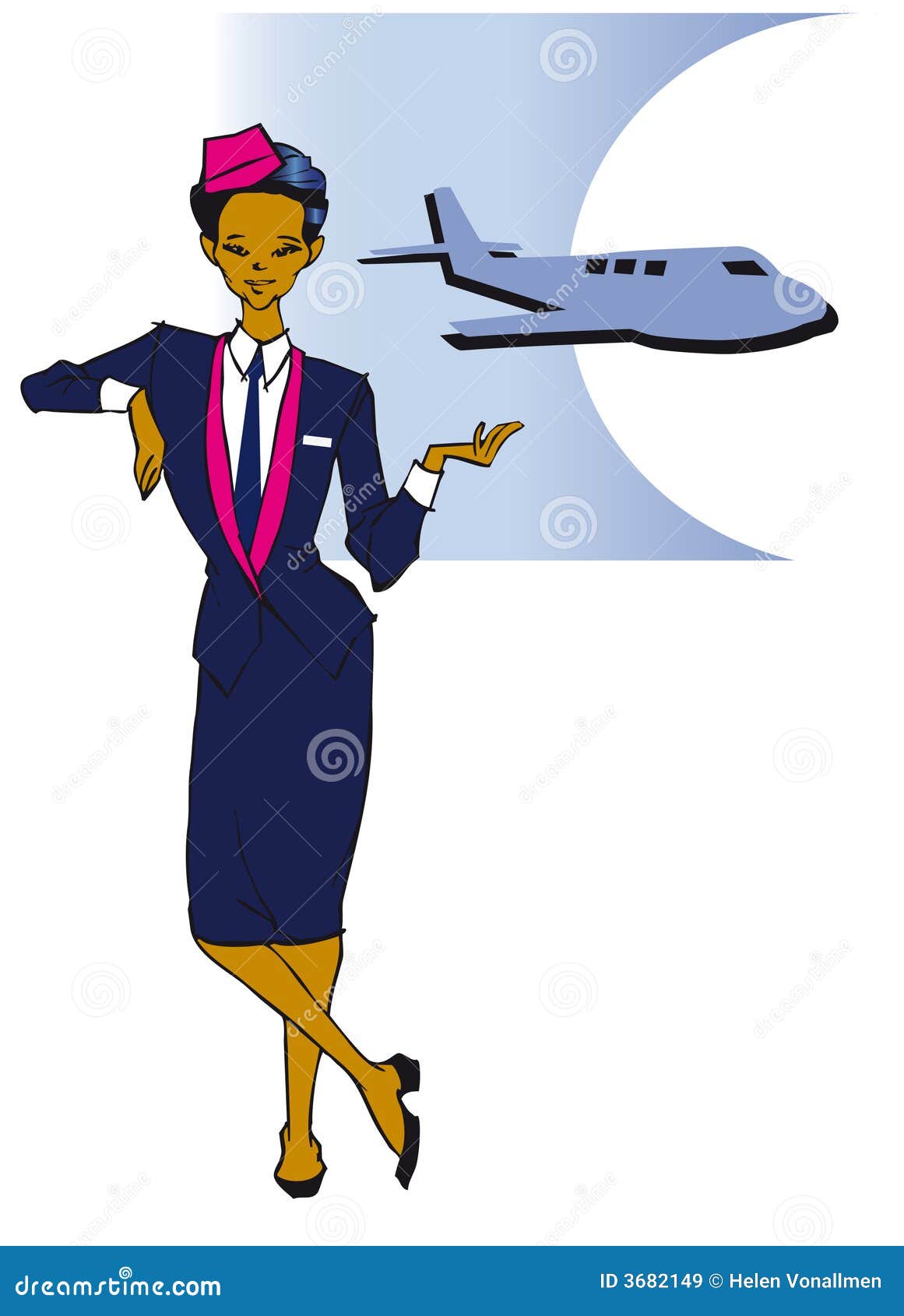 clipart flight attendant - photo #35