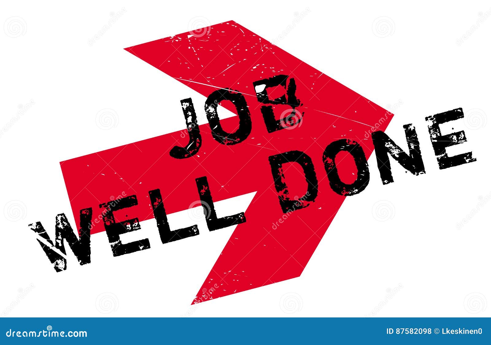 Job Well Done Rubber Stamp Stock Vector Illustration Of Great 87582098