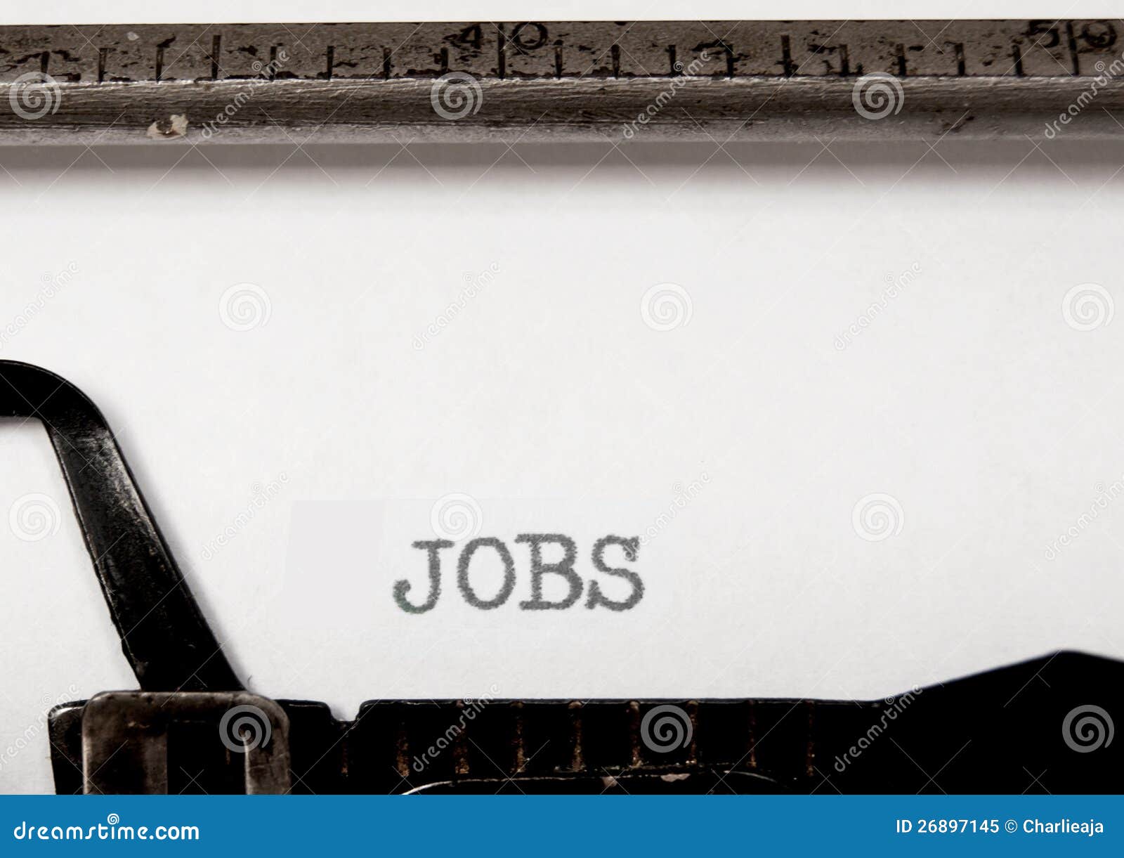 Jobs stock image. Image of newspaper, jobs, typewriter 26897145