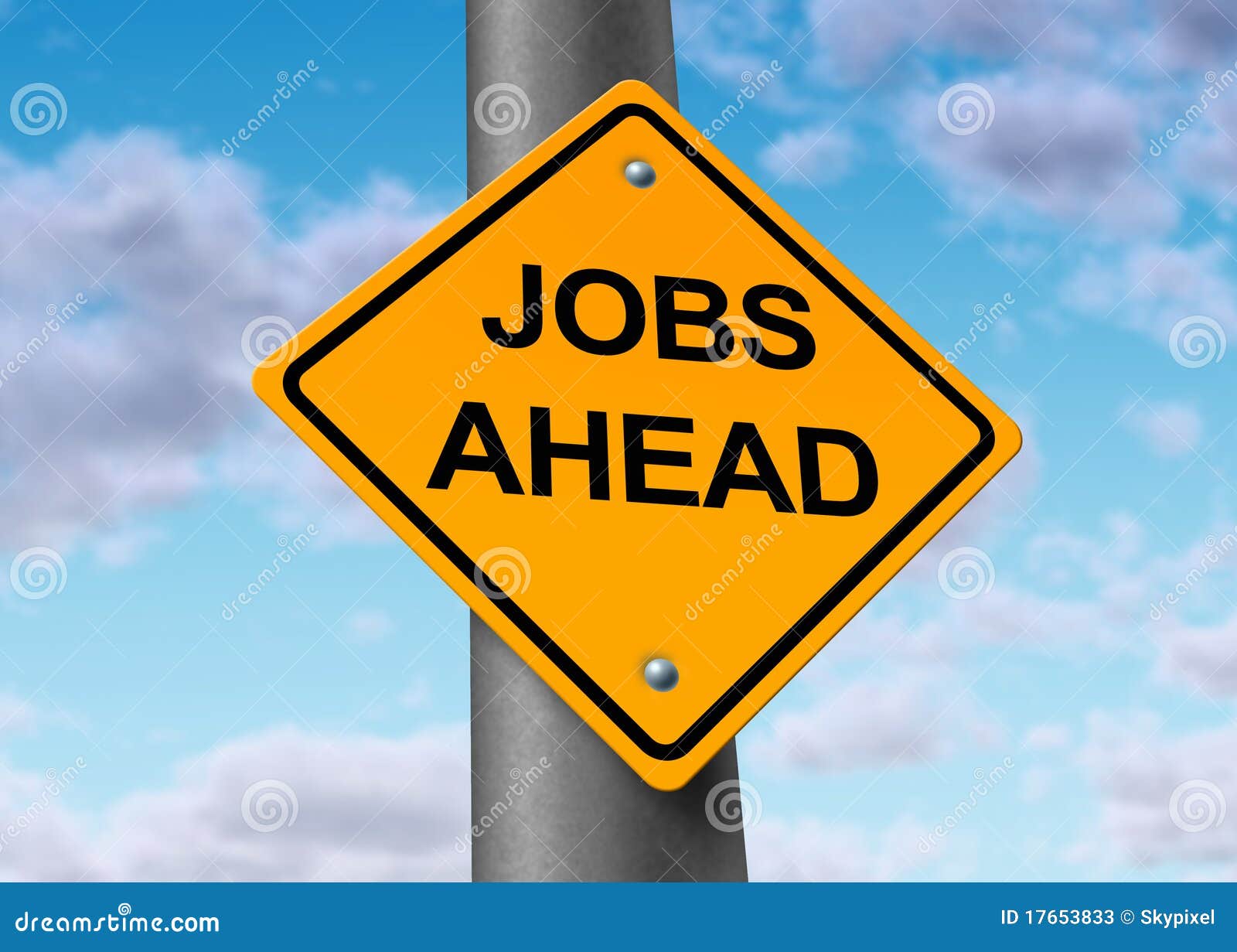 Jobs Employment Sign Symbol Economy Stock Photos - Image: 17653833