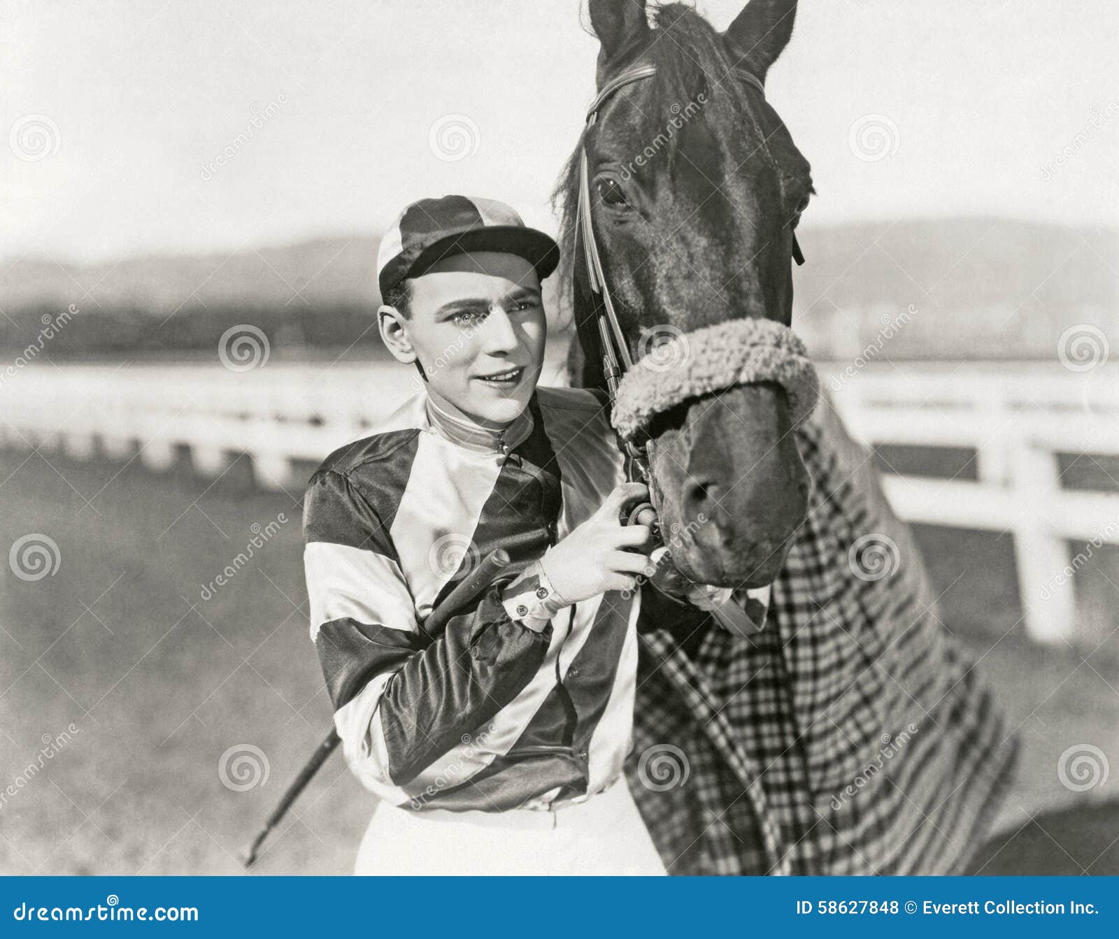 Jockey and champion stock photo. Image of nostalgic, blanket - 58627848 