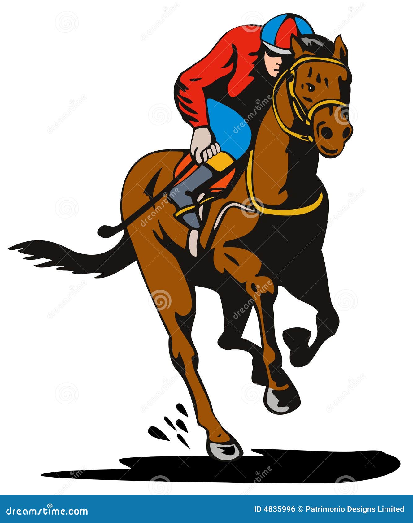 horse jockey clipart free - photo #11