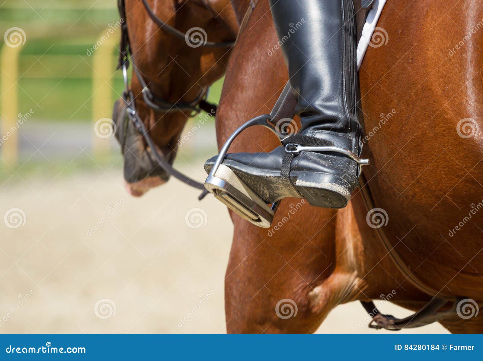 Jockey riding boot stock photo. Image of spurs, horse 84280184