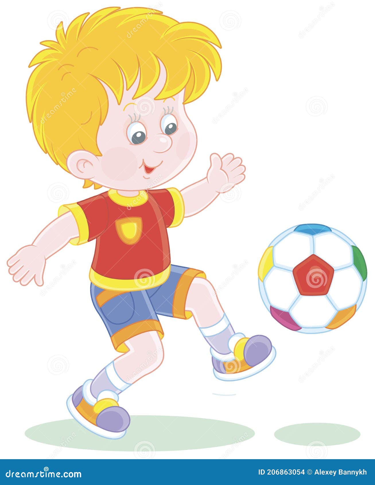 3d rendem homenzinhos engraçados em um estilo minimalista jogadores de  futebol chutam a bola no campo jogo de futebol
