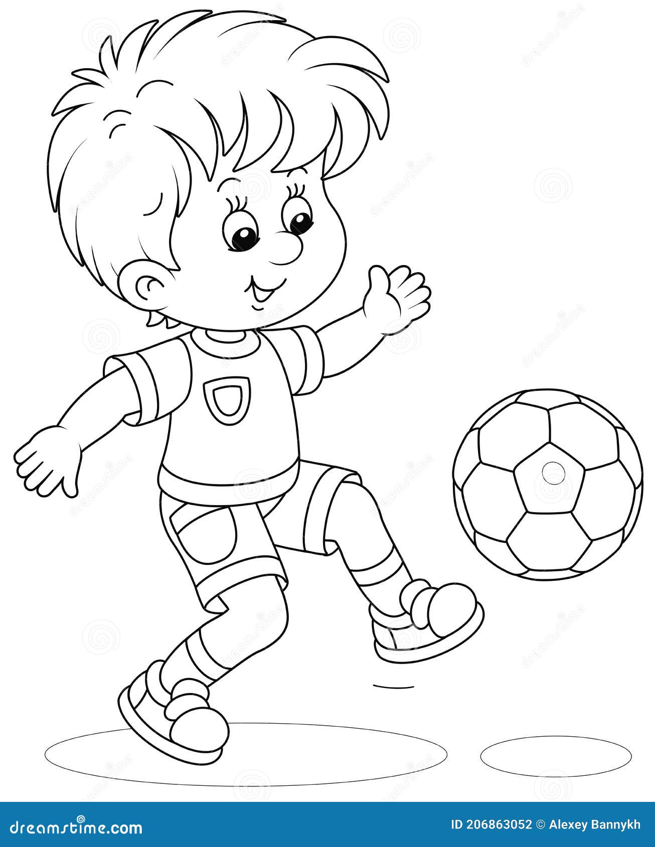 Jogador de futebol chutando o ícone de doodle de contorno desenhado de mão  de bola. esporte de equipe, treinamento de futebol, conceito de jogo de  futebol. ilustração de desenho vetorial para impressão