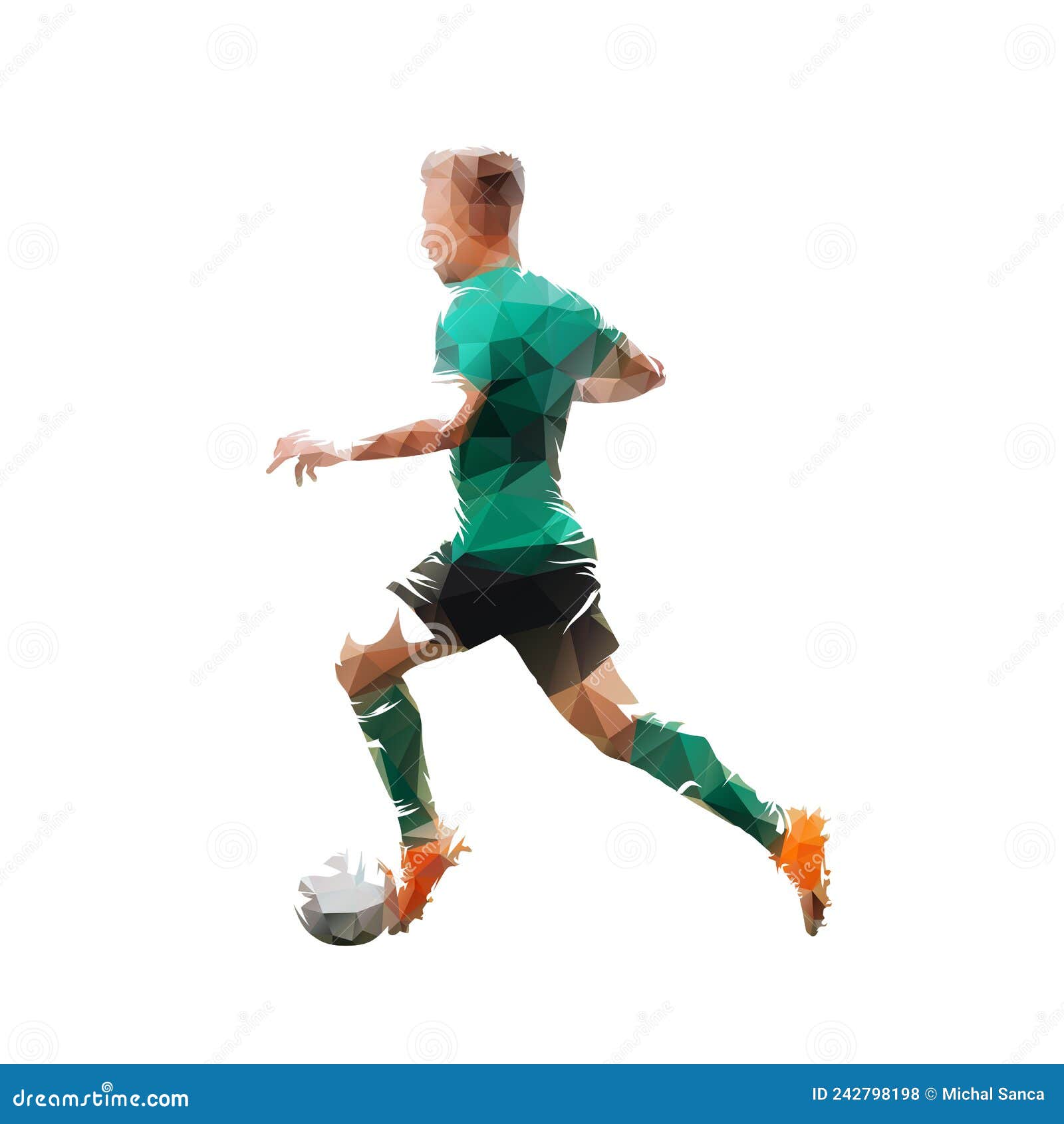 Retrato De Baixo ângulo De Um Jogador Macho Com Dreadlocks Em Camisa  Vermelha Segurando a Bola Contra O Céu Limpo Foto de Stock - Imagem de  fundo, verde: 251510868