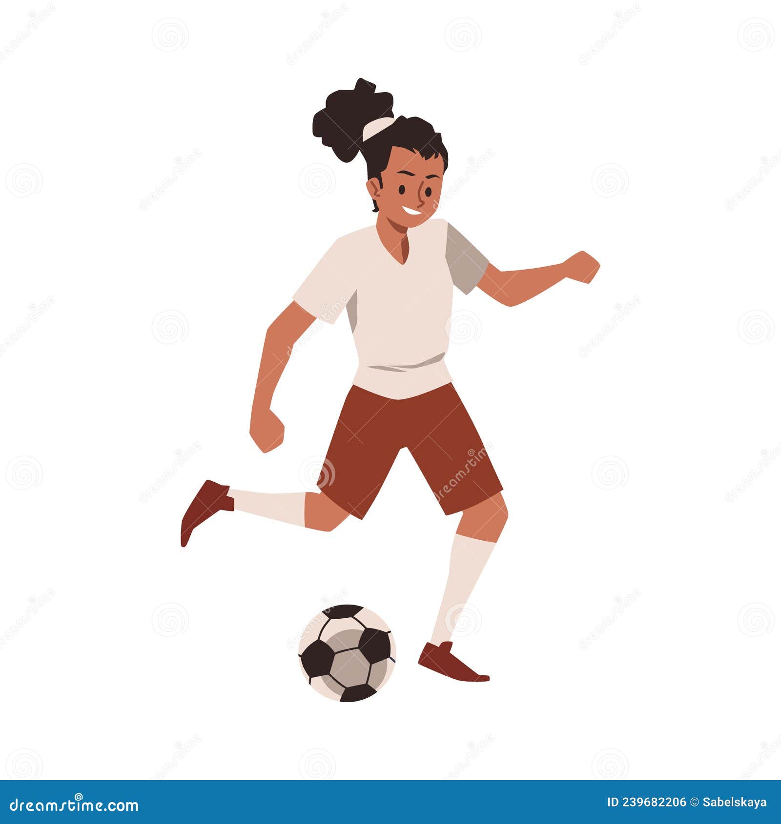 Bola De Futebol Camarão feliz e bonito, desenho animado