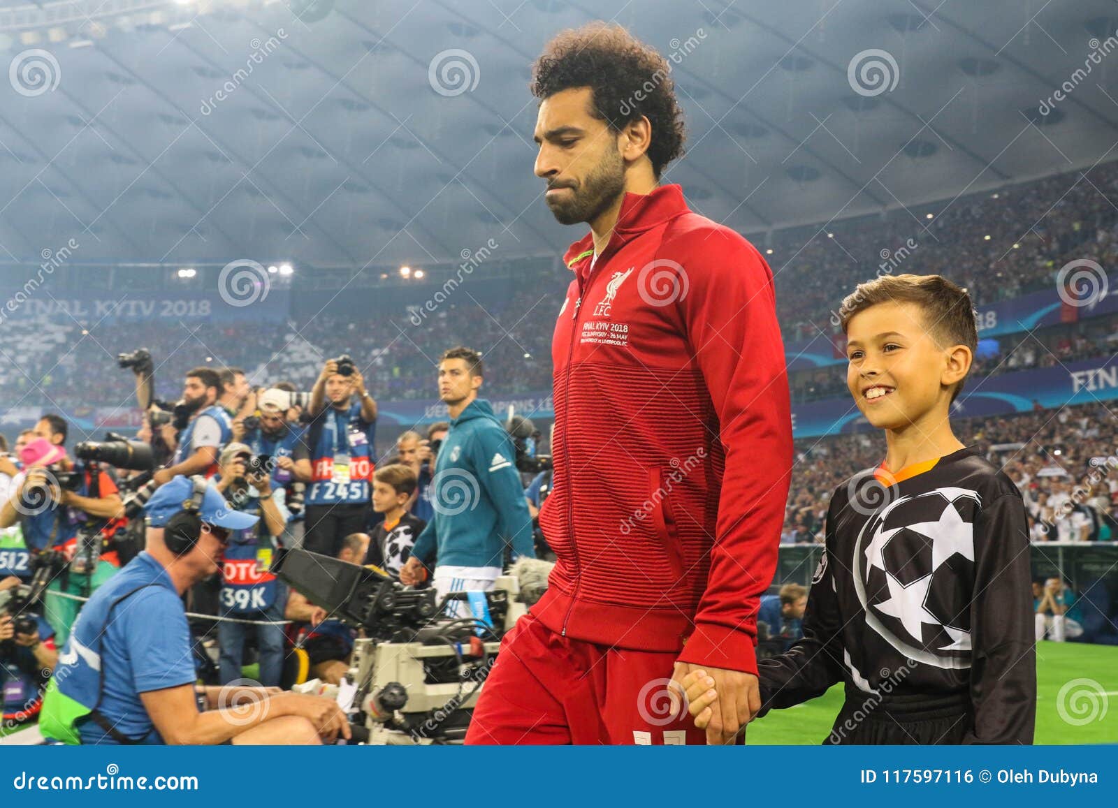 Jogador De Futebol Profissional Egípcio Mohamed Salah Foto