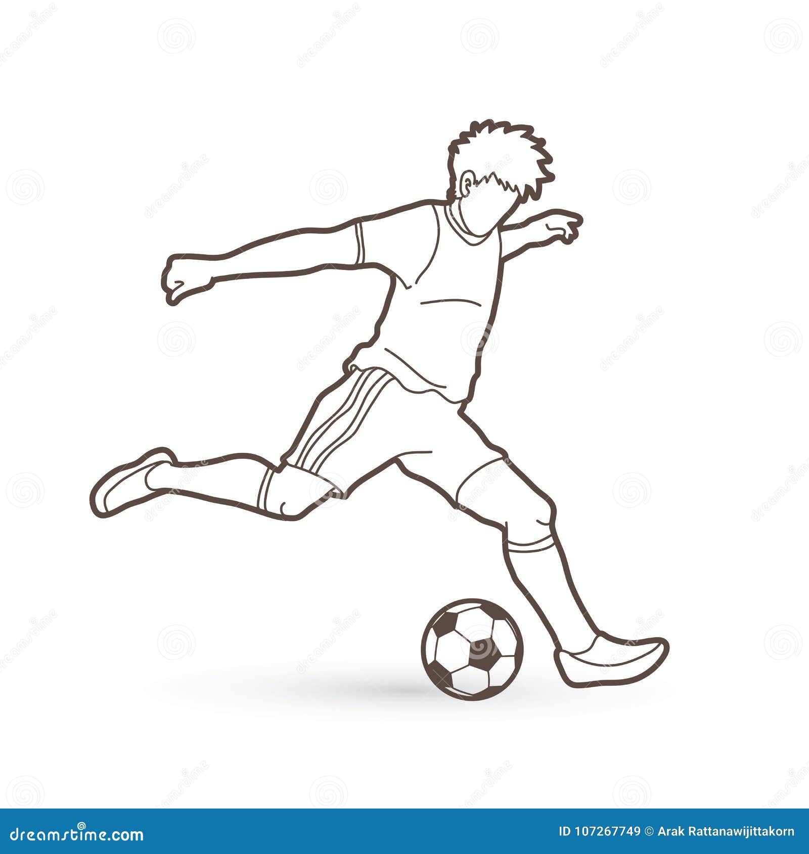 A Lápis Desenho Contínuo De Jogadores De Futebol De Corrida Do Futebol  Jogadores De Futebol Que Retrocedem O Jogo De F?sforo Do F Ilustração do  Vetor - Ilustração de ativo, ostentar: 152987473