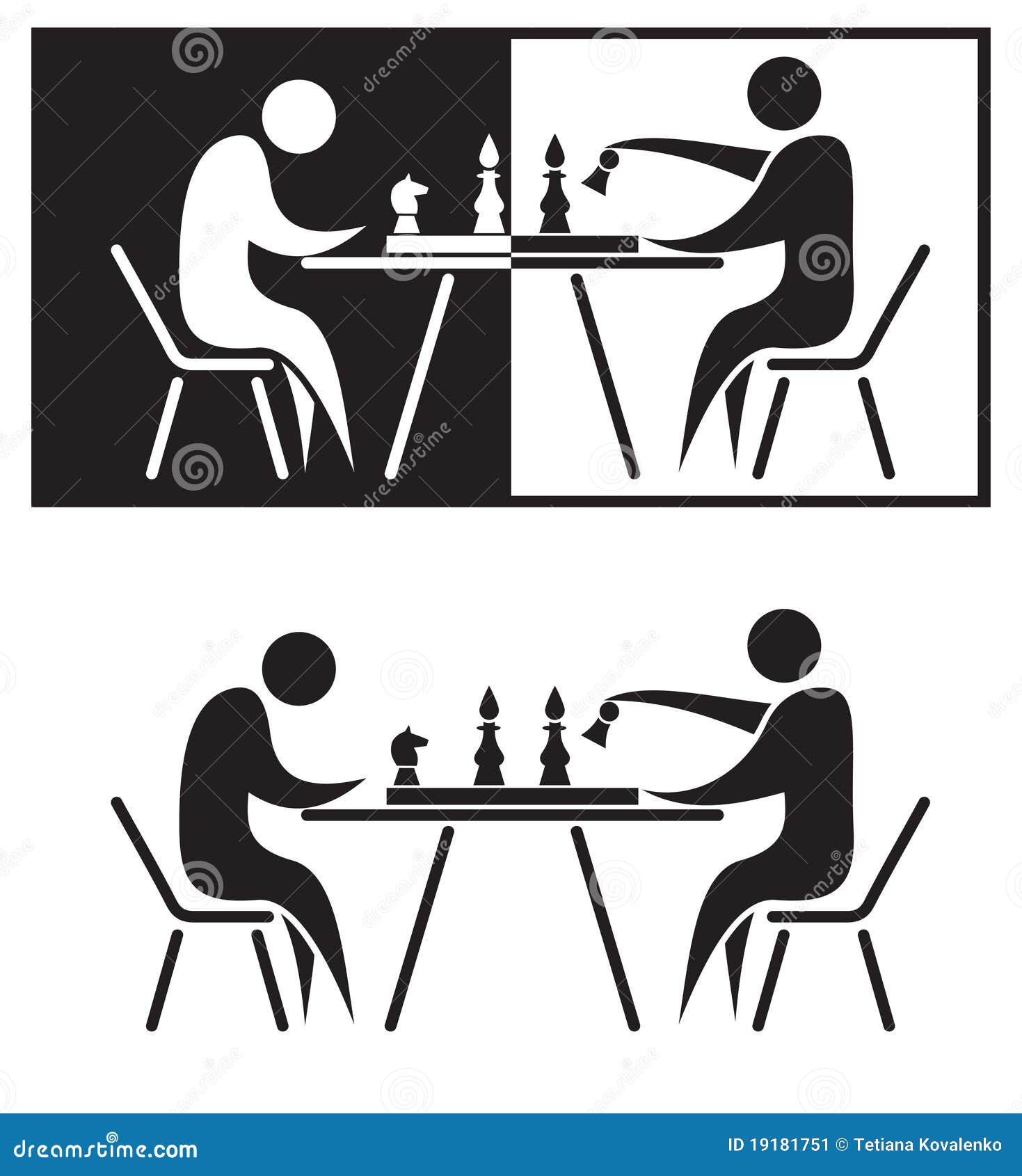 Jogador de xadrez - ícones de pessoas grátis