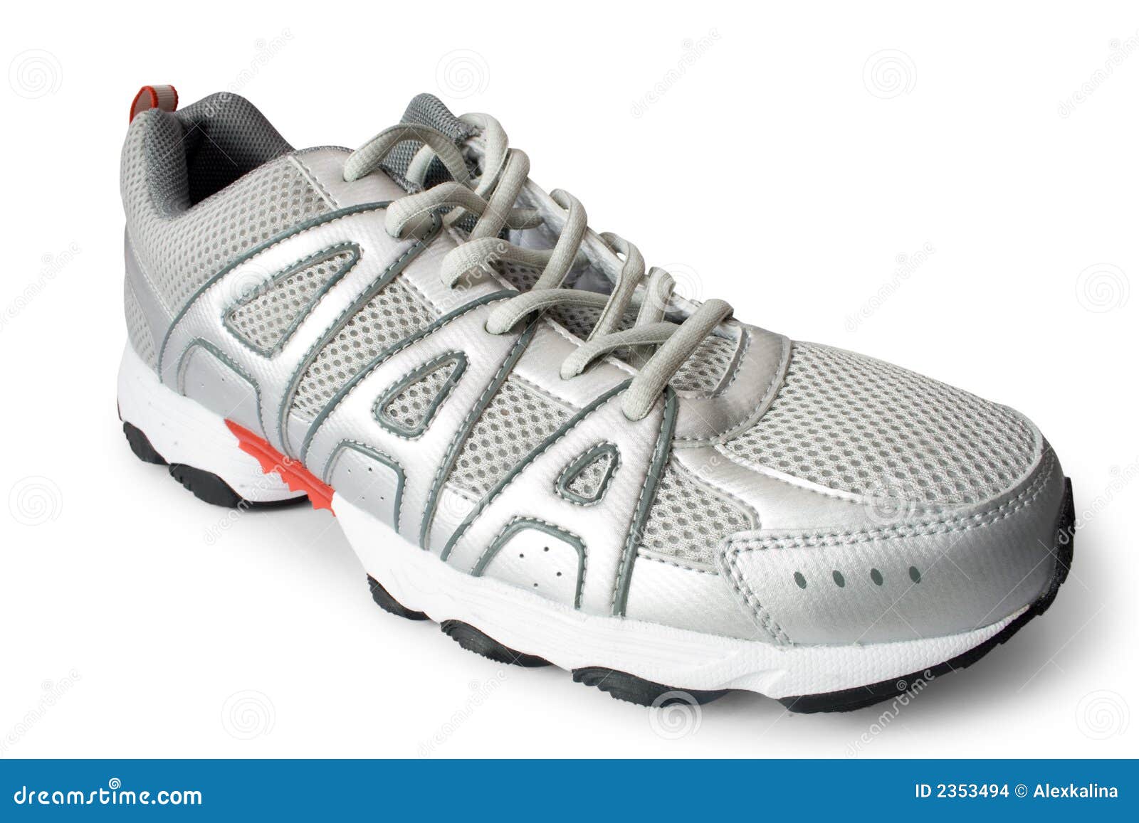 Jogging shoe stock photo. Image of isolated, exercising 2353494