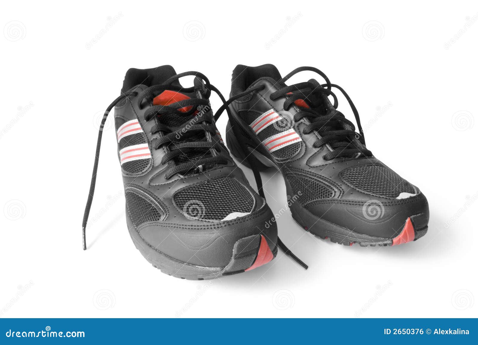 Jogging shoes stock photo. Image of isolated, black, modern - 2650376