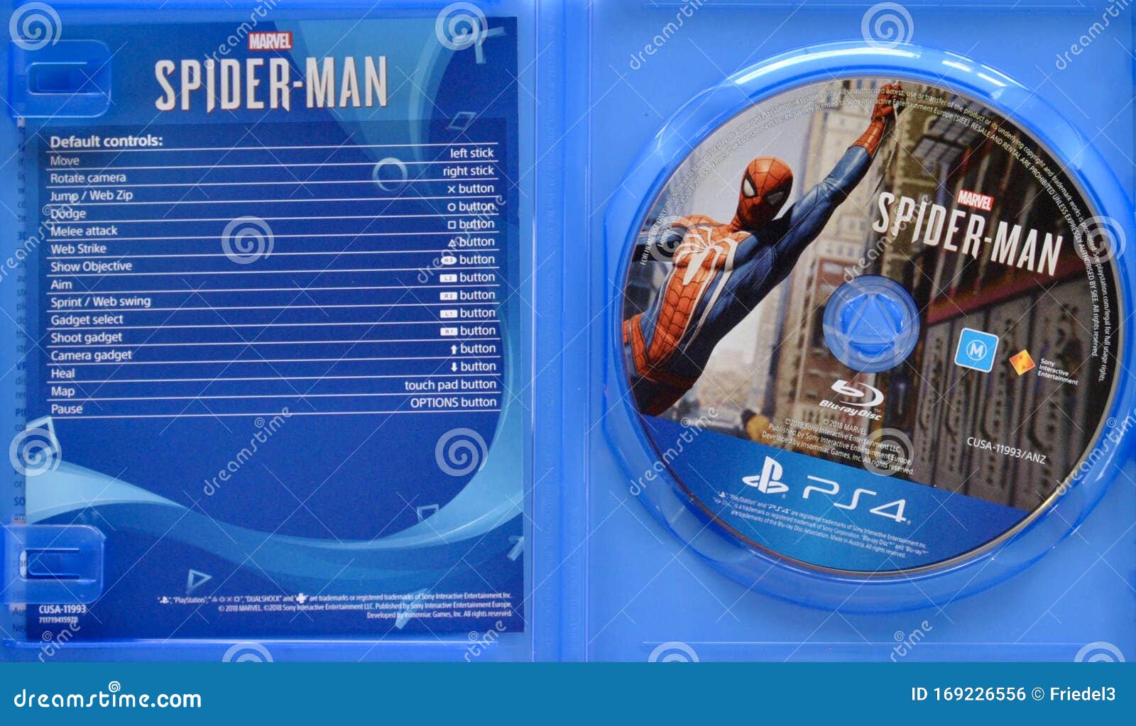 Jogo Da Marvel Spider-Man PS4 PlayStation, Credenciado Criticamente Foto  Editorial - Imagem de paraquedista, maravilha: 169226556