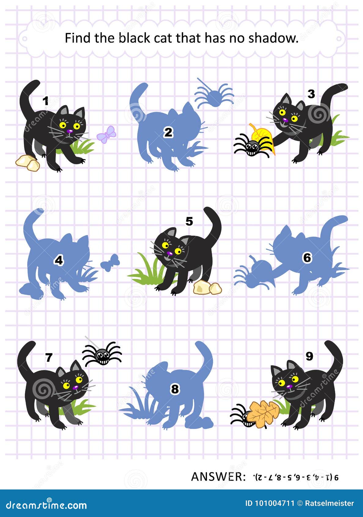 Jogo Da Sombra Com Gato Preto Ilustração do Vetor - Ilustração de  halloween, gatos: 101004711