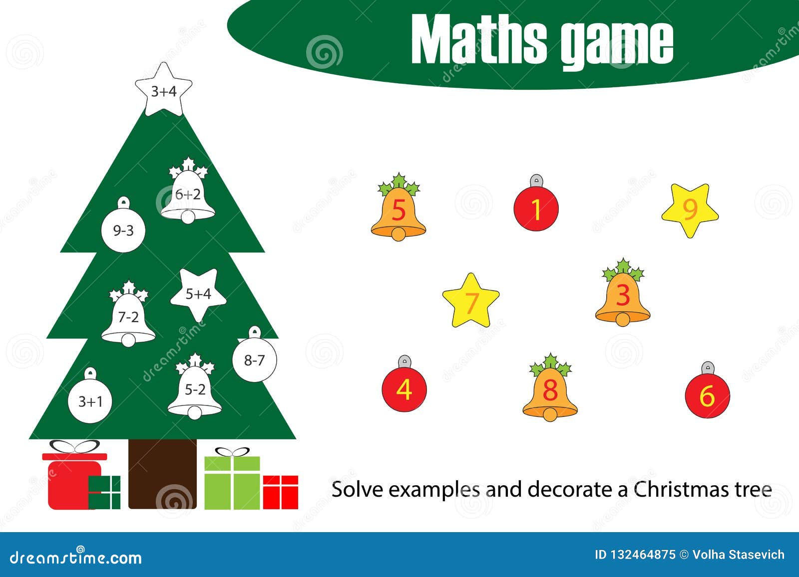 Jogo Da Matemática Com Tema Para Crianças, Nível Fácil De Easter Das  Imagens, Jogo Para Crianças, Atividade Da Educação Da Folha Ilustração  Stock - Ilustração de forma, fundo: 140097654