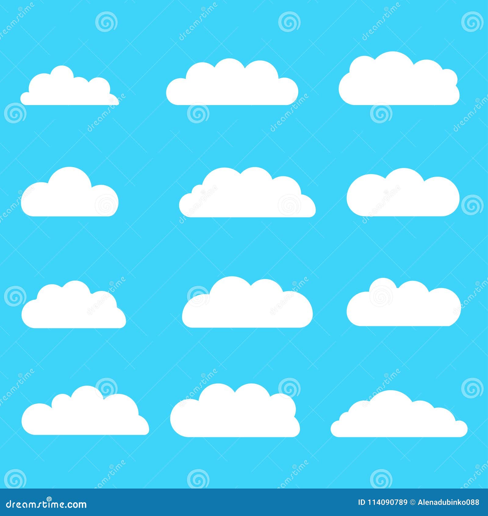 Vetores de Jogo Do Céu Azul Nuvens Ícone Da Nuvem Forma Da Nuvem Jogo De  Nuvens Diferentes Ilustração Do Vetor e mais imagens de Abstrato - iStock