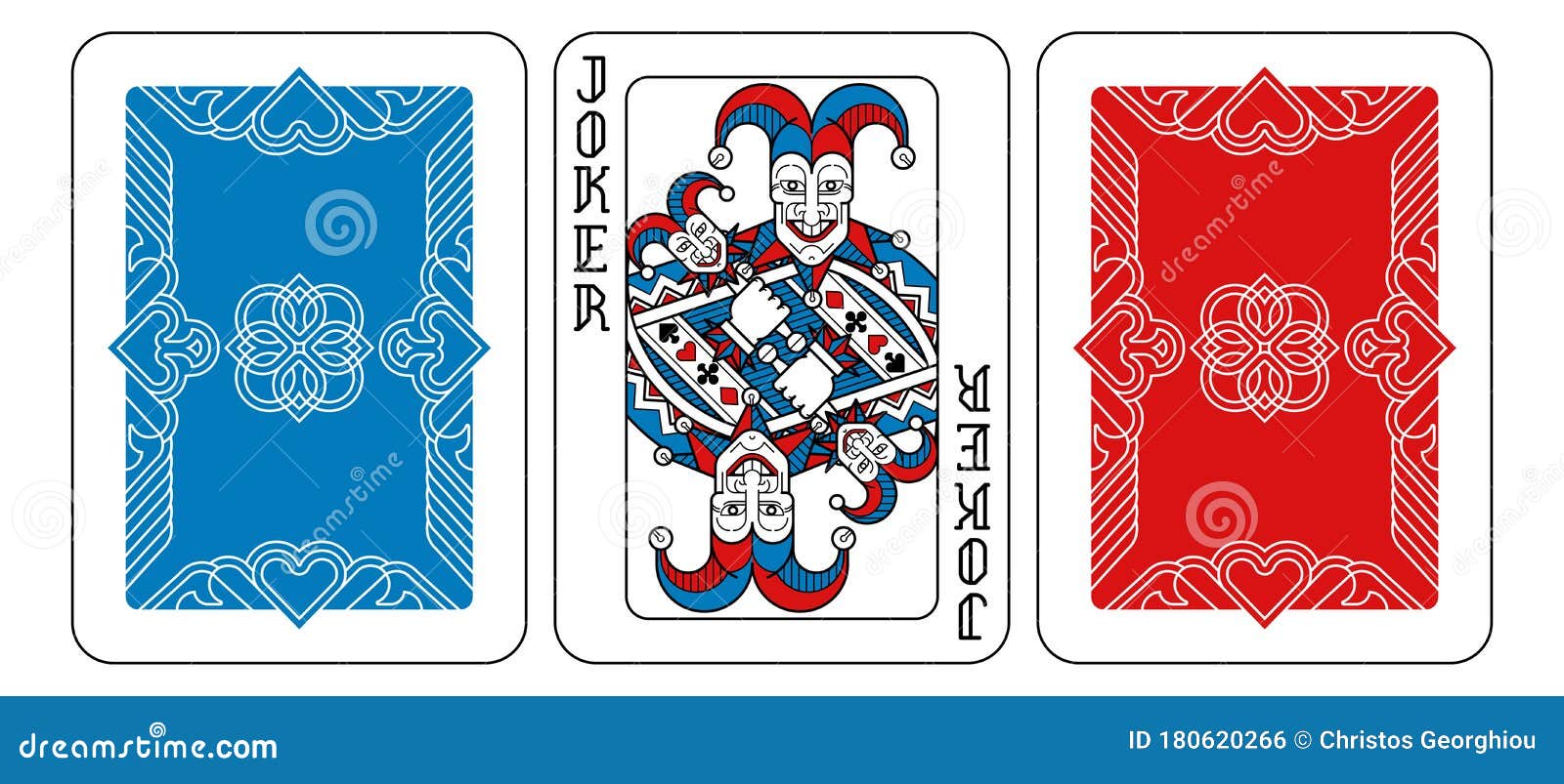 Jogo das cartas azul e vermelho online