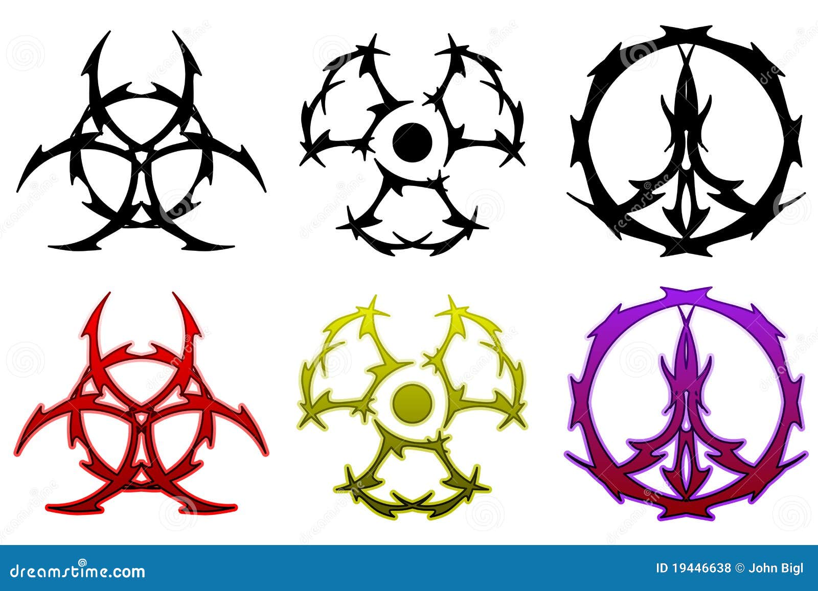 Conjunto De Símbolos De Tatuagem Ilustração do Vetor - Ilustração de  branco, tatuagem: 19446638, image size:1600x1157