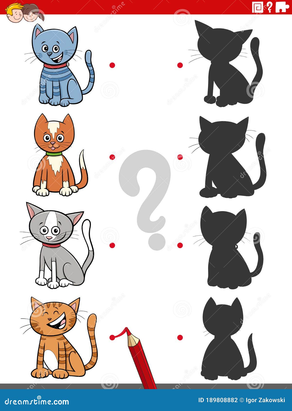 Eu espio jogos de crianças com gatos ou gatinhos engraçados fofos.  quebra-cabeça educacional quantos personagens de desenhos animados de gatos.  desenvolvimento da página de enigmas de habilidades com números. planilha  de matemática